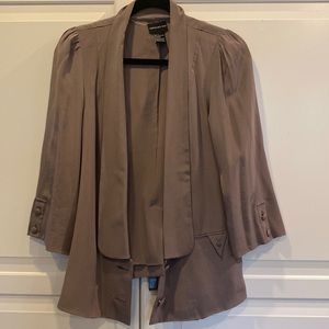Central Park west silk blazer